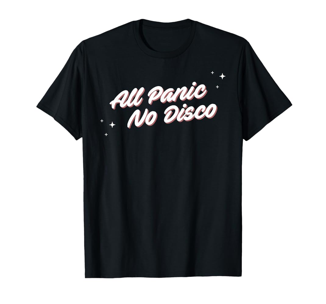 Amazon.com: HydePrints All Panic No Disco T-Shirt - Unisex